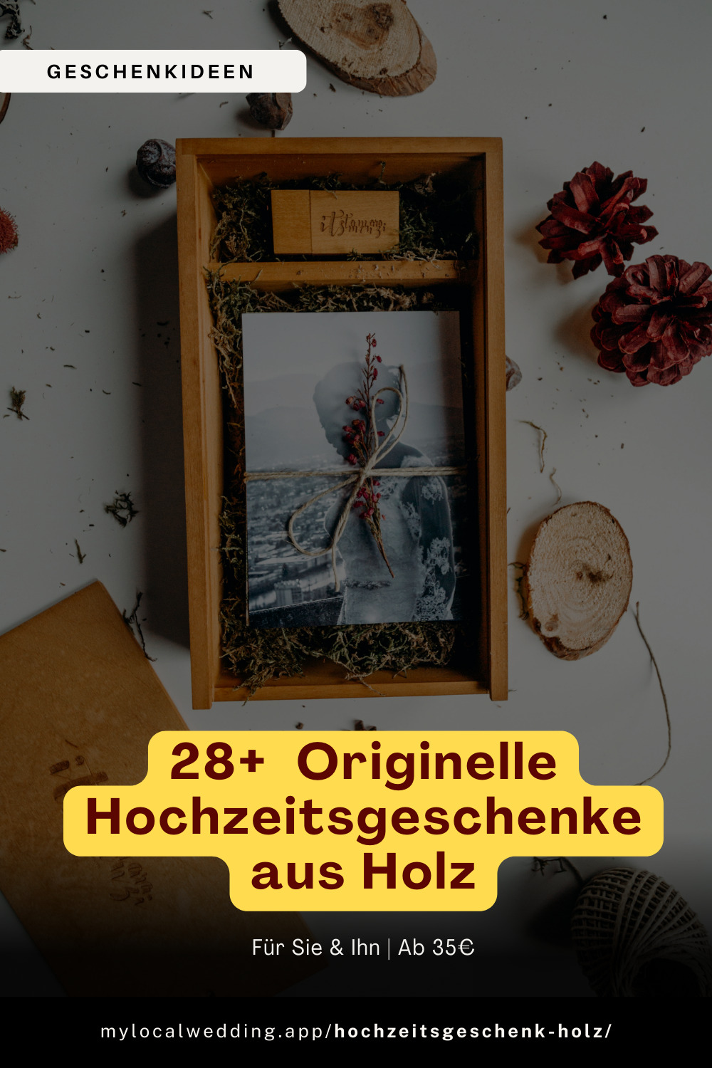 Hochzeitsgeschenk holz