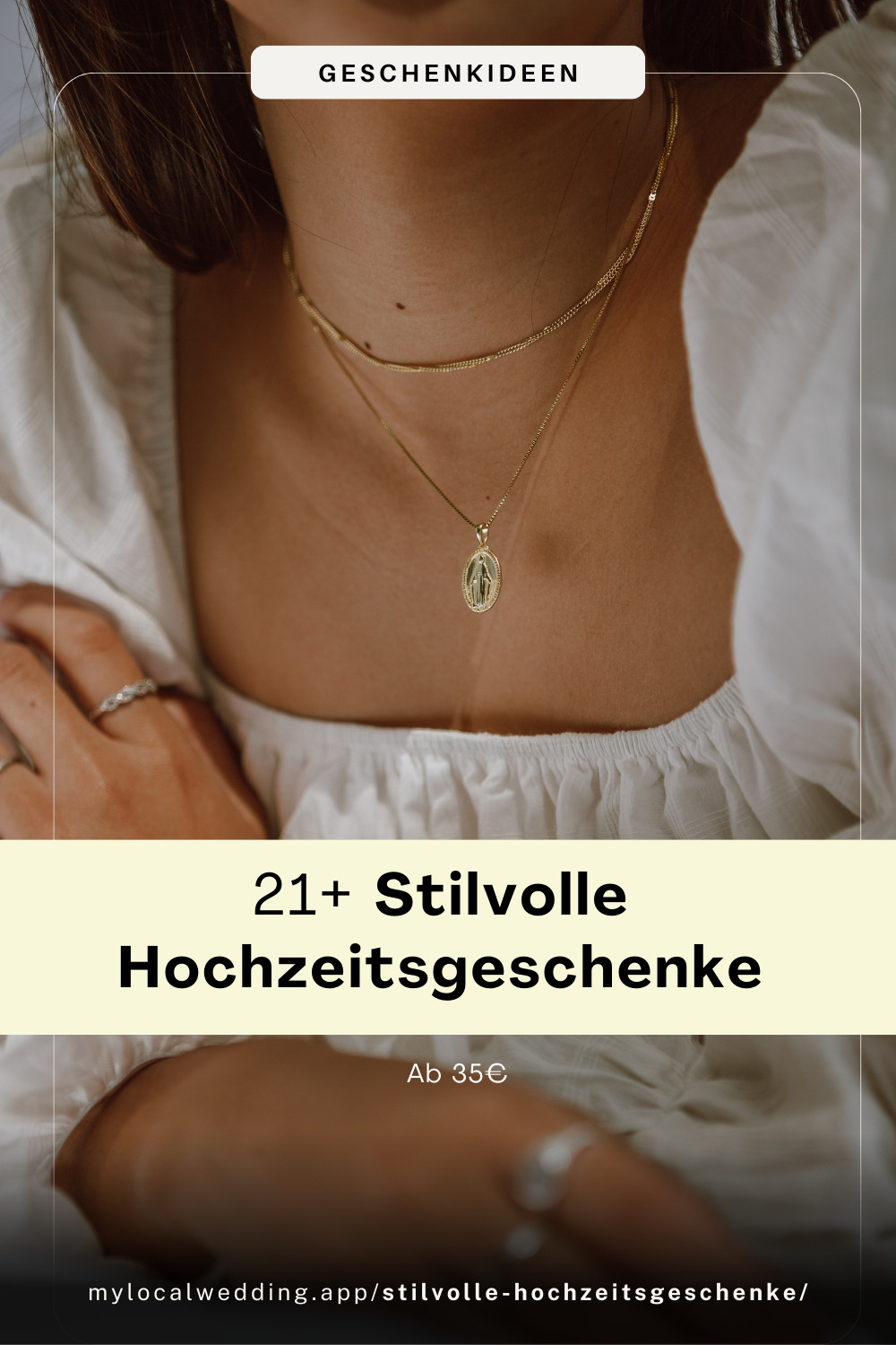 Stilvolle Hochzeitsgeschenke schmuck